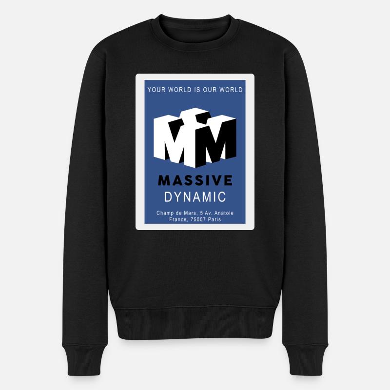 Massive dynamyc - Pull Premium bio Homme - noir