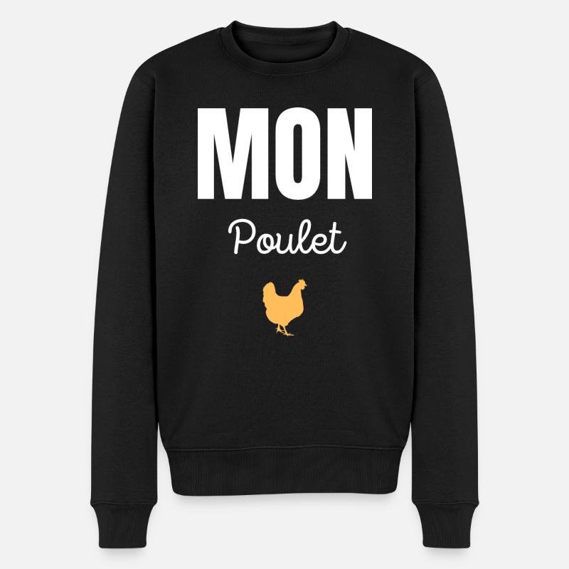 mon poulet - Pull Premium bio Homme - noir