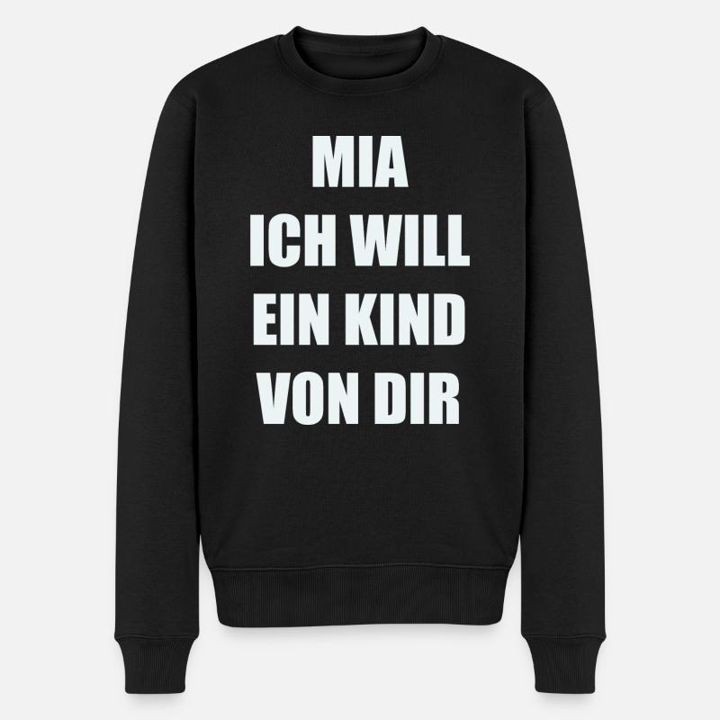 Malle - Männer Premium Bio Pullover - Schwarz