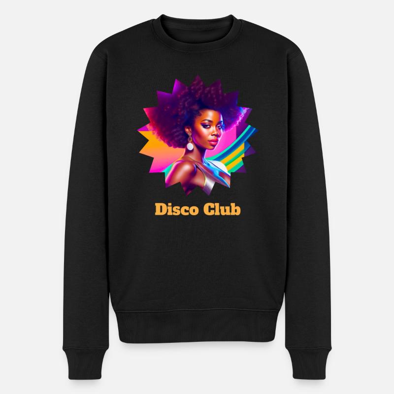 Disco Club Vol.2 - Männer Premium Bio Pullover - Schwarz