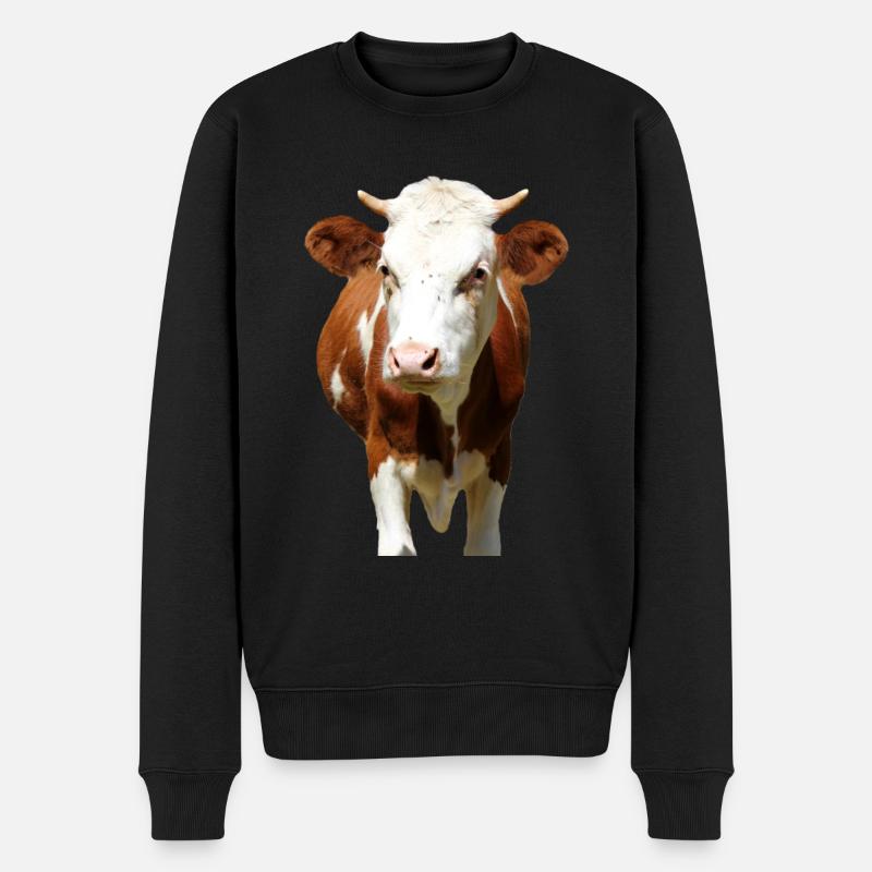 Tête de vache - Pull Premium bio Homme - noir