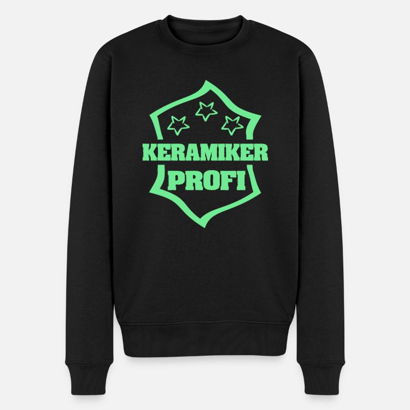 Cadeau pour céramiste - Pull Premium bio Homme - noir