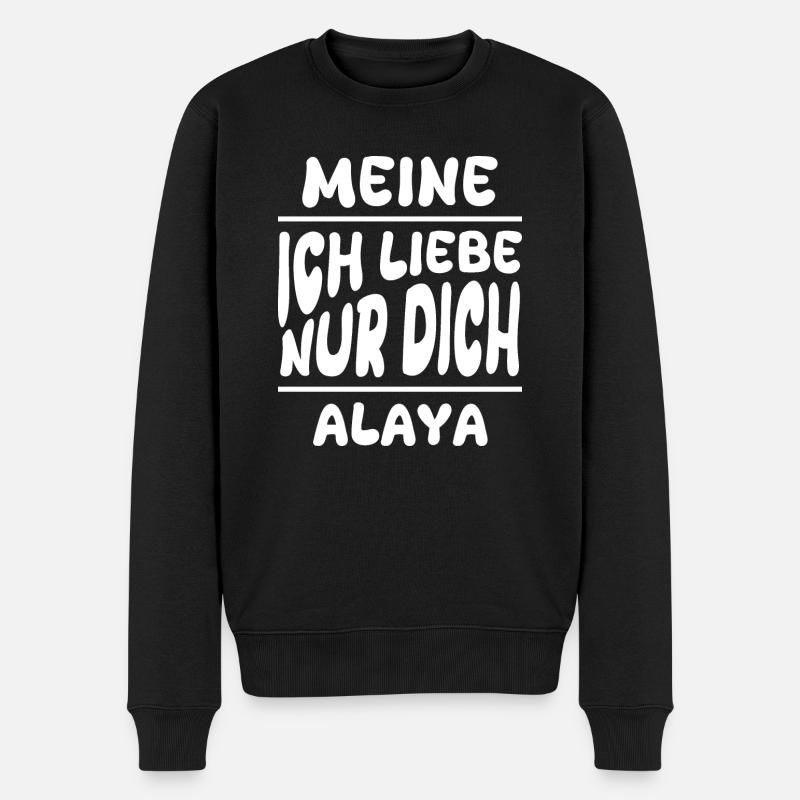 Mme Alaya - Pull Premium bio Homme - noir