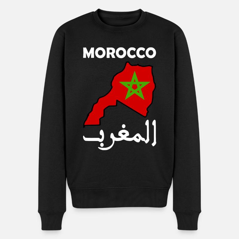Maroc - Pull Premium bio Homme - noir
