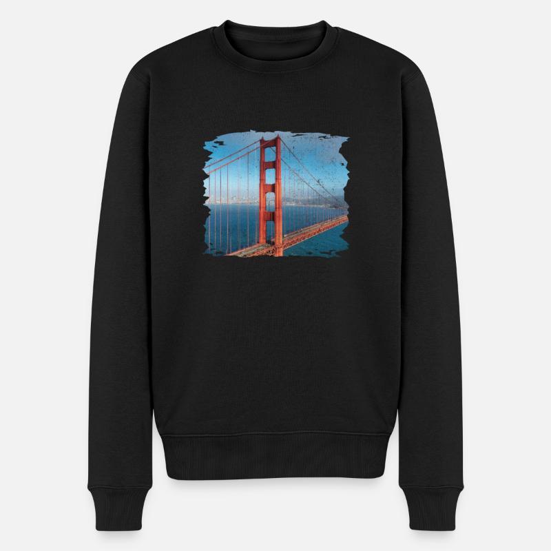 Cadeau de San Francisco - Pull Premium bio Homme - noir