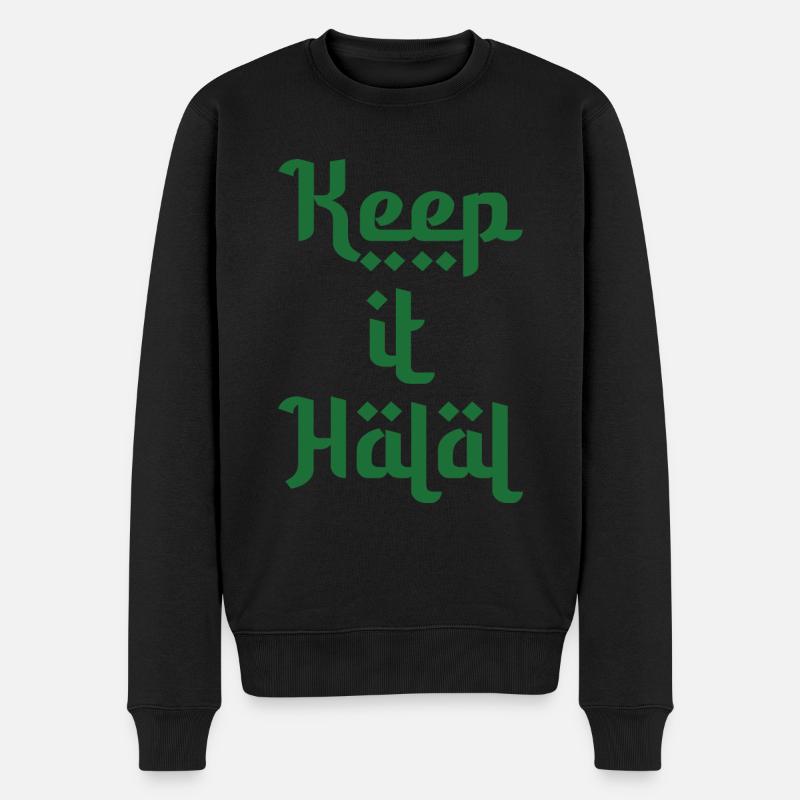 keep it halal Geschenkidee - Männer Premium Bio Pullover - Schwarz