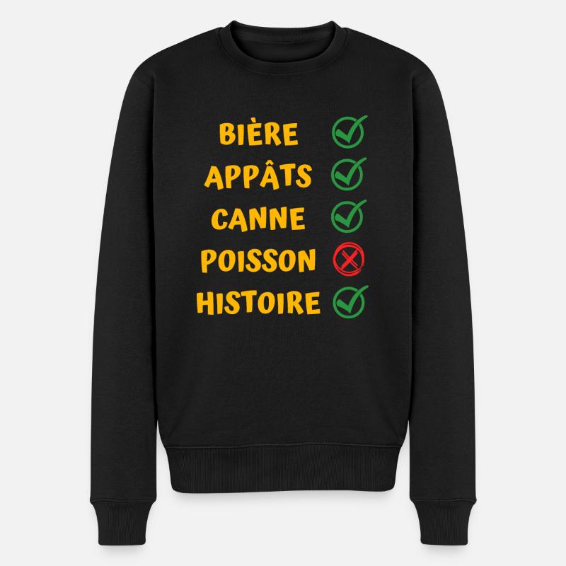 bredouille - Pull Premium bio Homme - noir