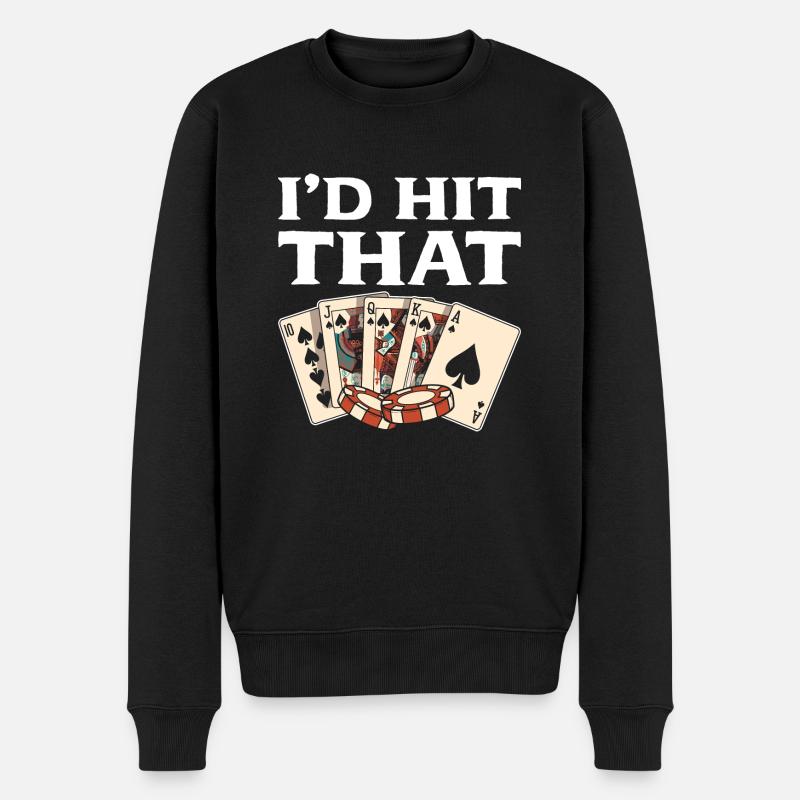 Blackjack Black Jack - Pull Premium bio Homme - noir