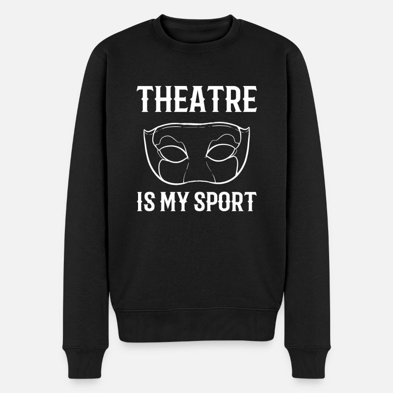 Théâtre Musical - Pull Premium bio Homme - noir