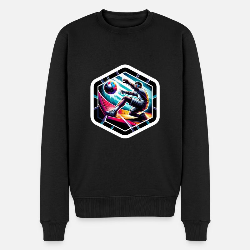 Gaga Ball Dodgeball Hexagone Pit Sport Jeu d’équipe - Pull Premium bio Homme - noir