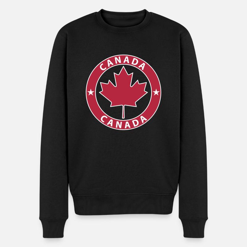 Canada Maple - Pull Premium bio Homme - noir