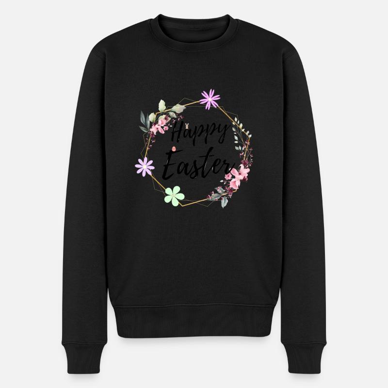 Joyeuses Pâques - Pull Premium bio Homme - noir