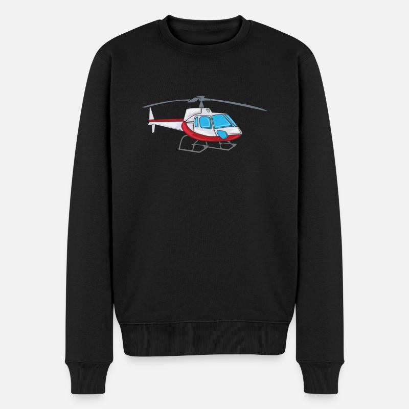 Hélicoptère hélicoptère - Pull Premium bio Homme - noir