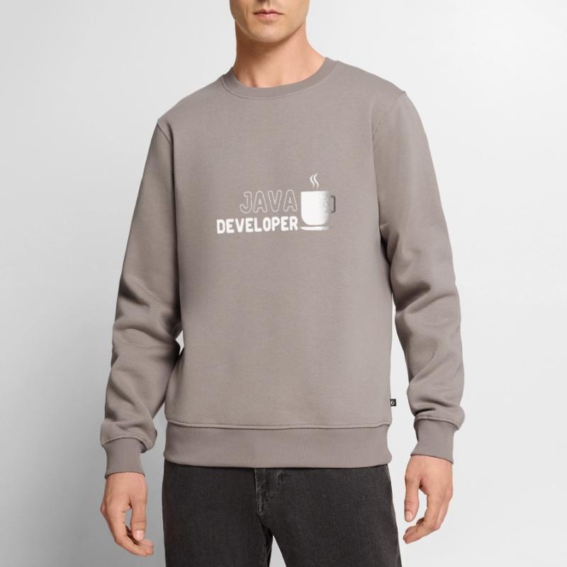 Java Developer Coffee Kaffee Männer Premium Bio Pullover