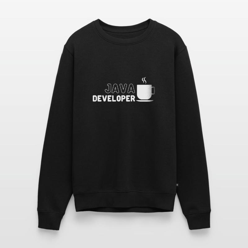 Java Developer Coffee Kaffee Männer Premium Bio Pullover
