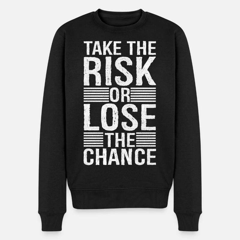Prenez le risque et perdez la chance - Pull Premium bio Homme - noir