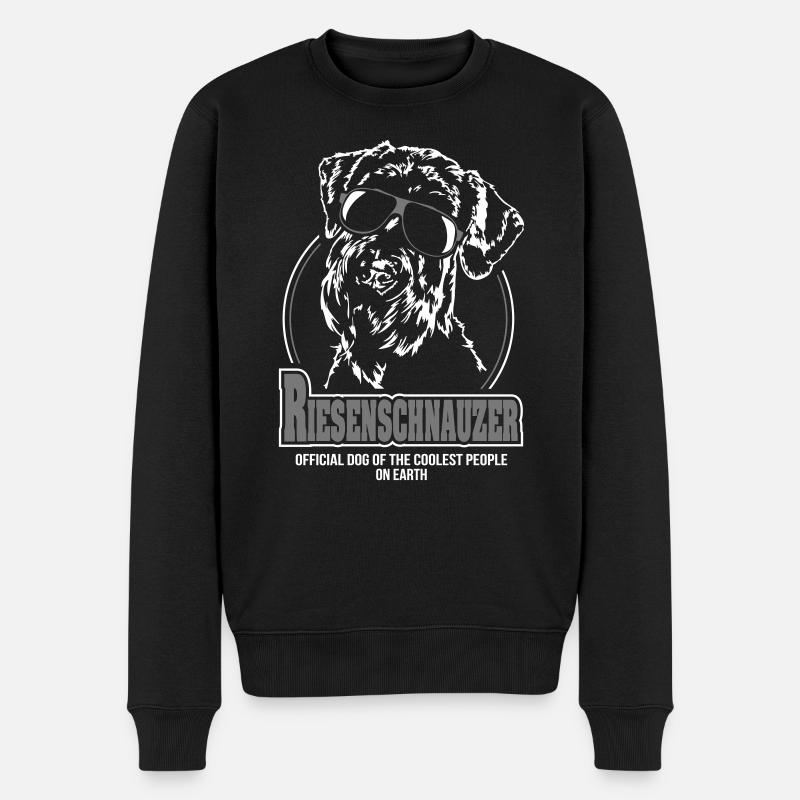RIESENSCHNAUZER coolest people Wilsigns Geschenke - Männer Premium Bio Pullover - Schwarz
