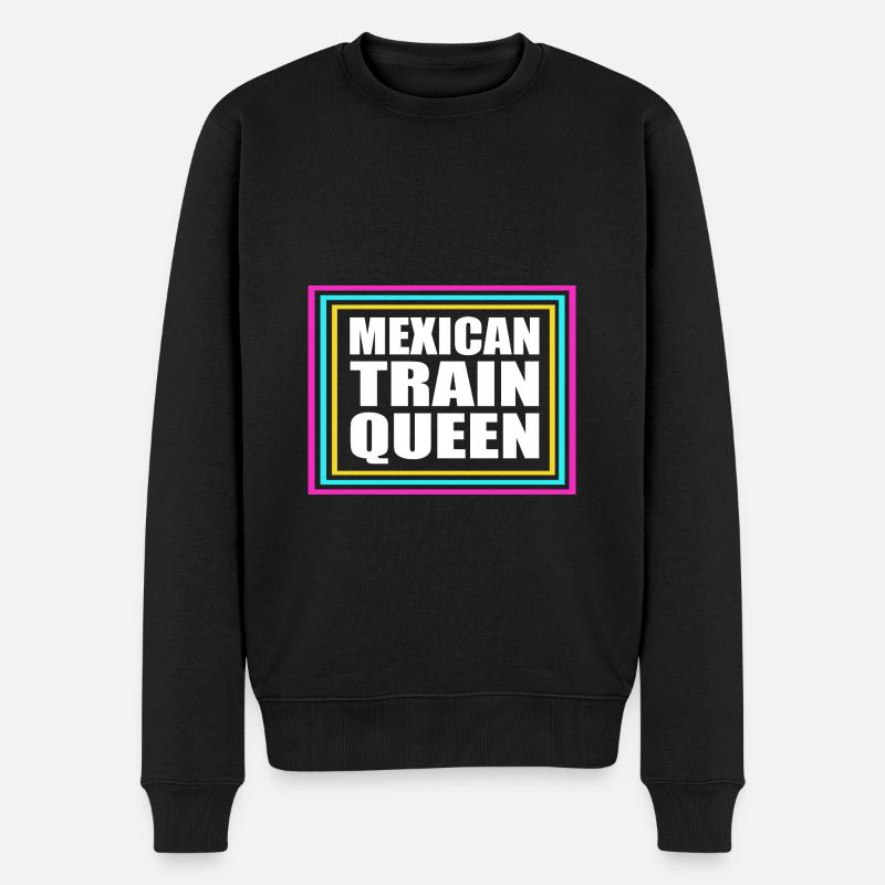 Train mexicain Domino - Pull Premium bio Homme - noir