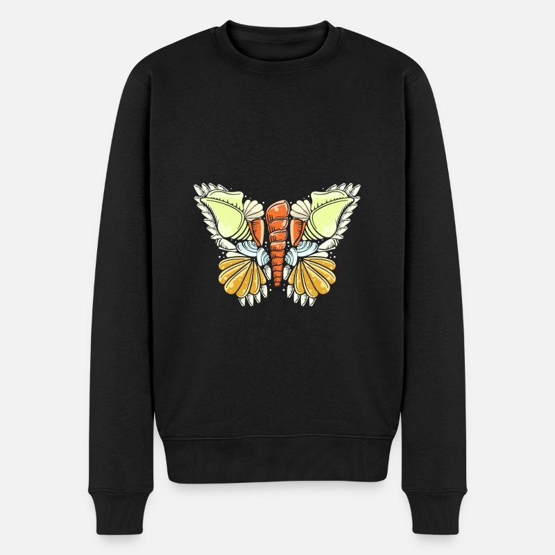 Shell Shell Collector - Men's Premium Organic Jumper - black
