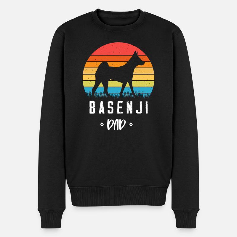 Basenji - Pull Premium bio Homme - noir
