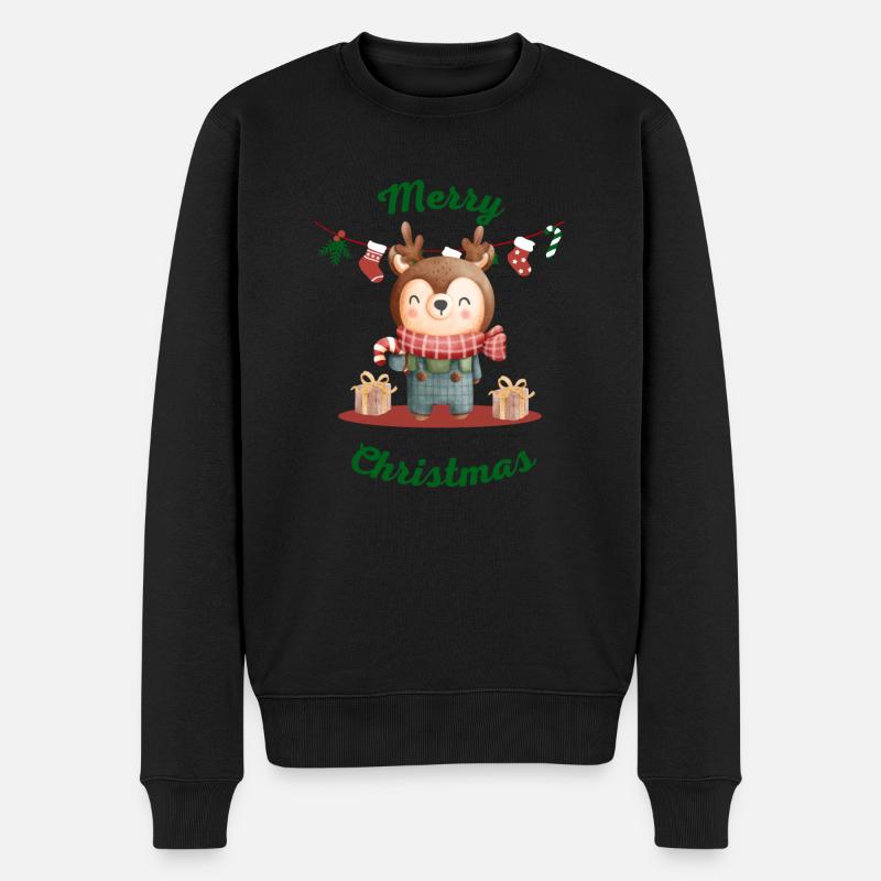 Chemise de Noël 4 - Pull Premium bio Homme - noir