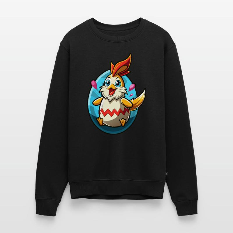 Happy Easter - Easter Chicken - Easter Egg - Gift Men's Premium Organic Jumper