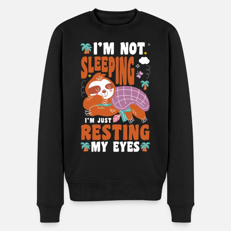 Sleeper Lazy Rest - Pull Premium bio Homme - noir