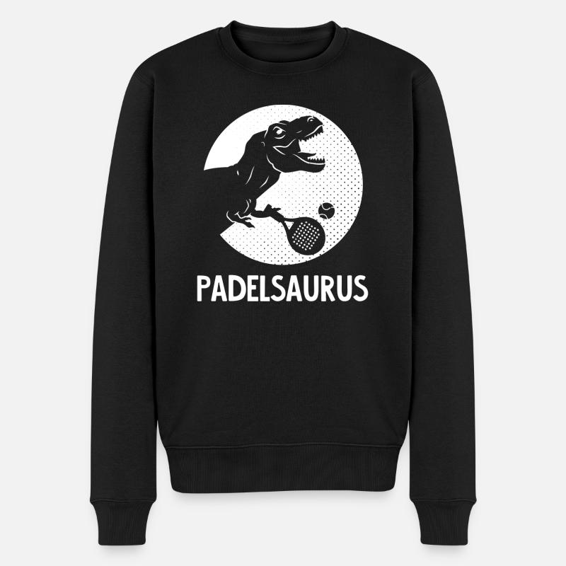 Padel Padelspieler Padeltennis Paddle Tennis - Männer Premium Bio Pullover - Schwarz