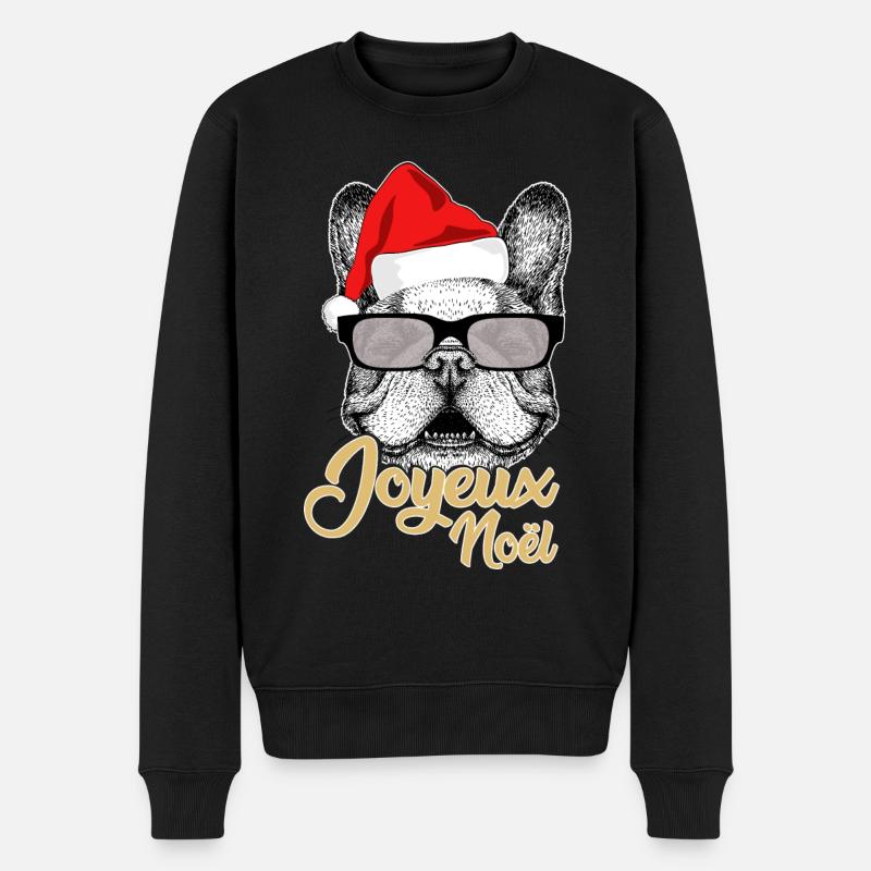 joyeux noël fêter noel - Pull Premium bio Homme - noir