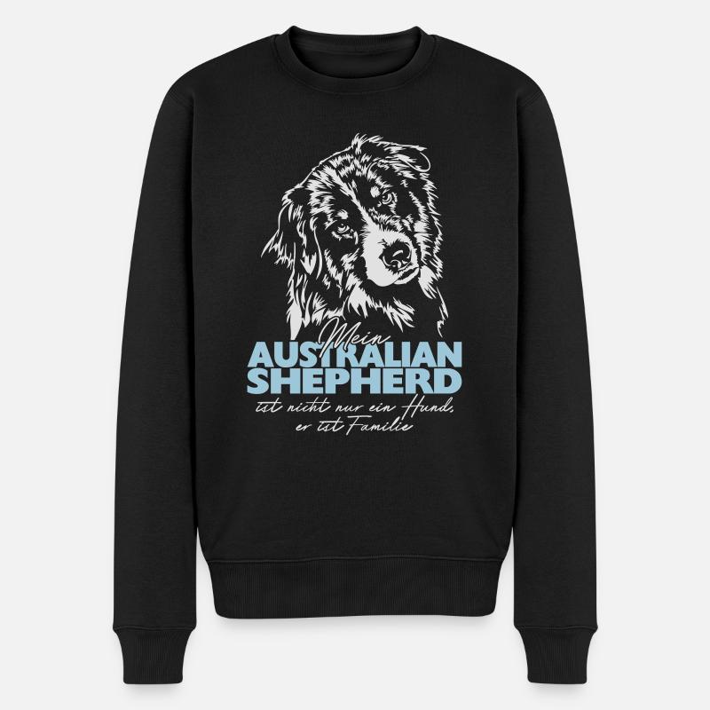 Australian Shepherd Family Wilsigns - Pull Premium bio Homme - noir