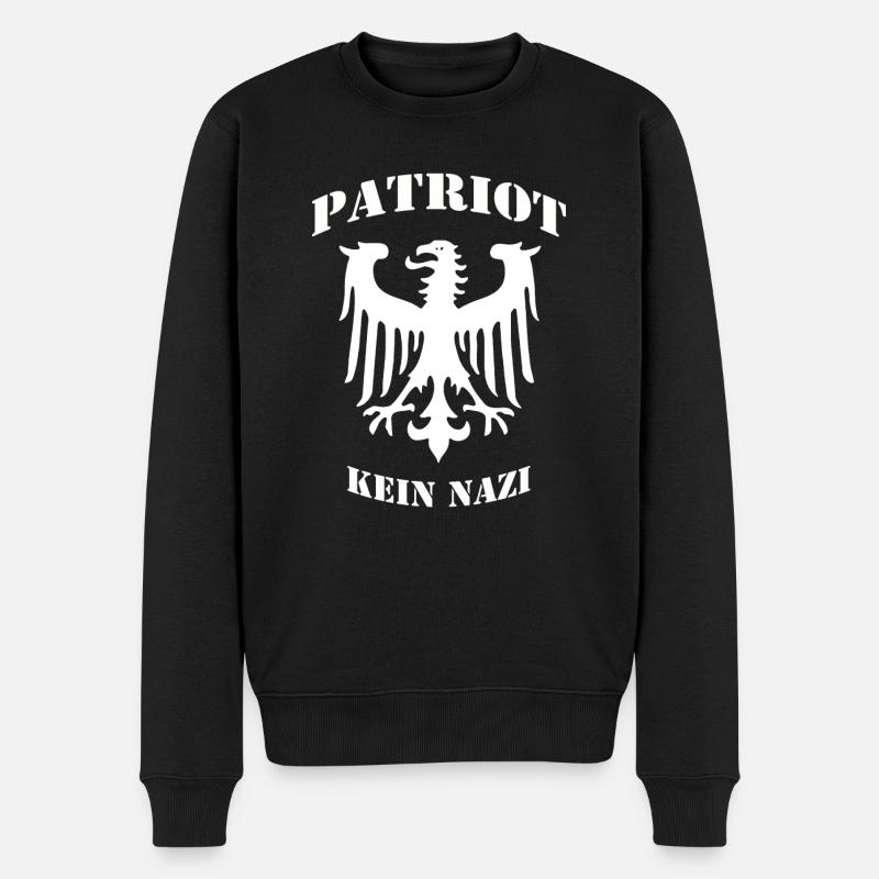 Deutschland - Männer Premium Bio Pullover - Schwarz