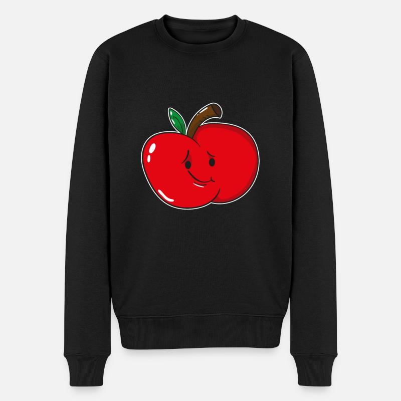 Fruit de pomme fruit - Pull Premium bio Homme - noir