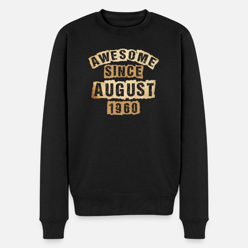 Génial depuis août 1960 - Pull Premium bio Homme - noir