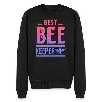 Best Bee Keeper - Men's Premium Organic Jumper - black - Front - Nico (187cm)