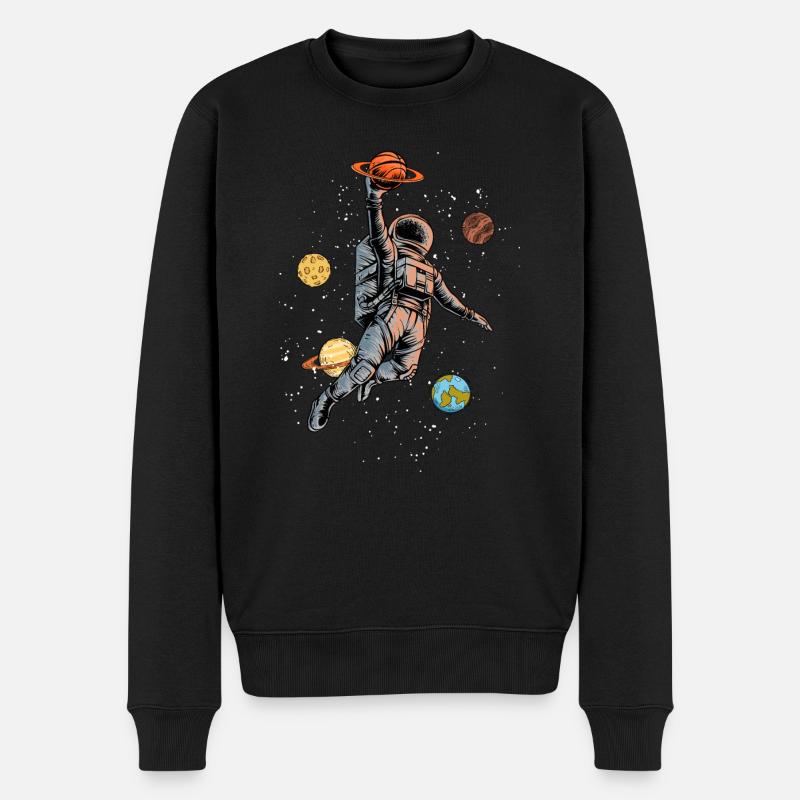 Spaceball Astronaute Basketball Spatial Spatial - Pull Premium bio Homme - noir