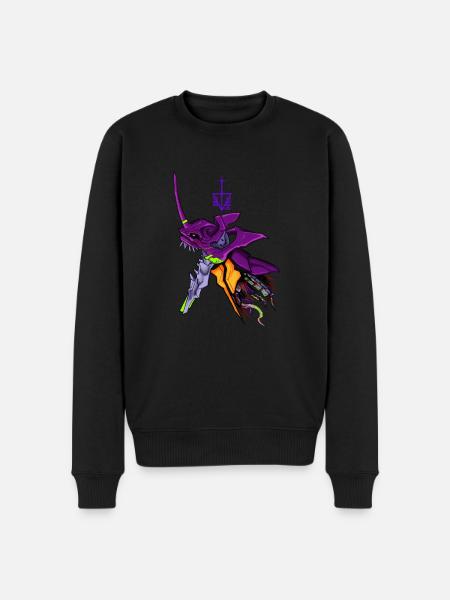 Evangelion. EVA01 von INKPALI - Männer Premium Bio Pullover - Schwarz