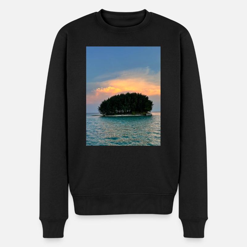 Tropical Island - Männer Premium Bio Pullover - Schwarz
