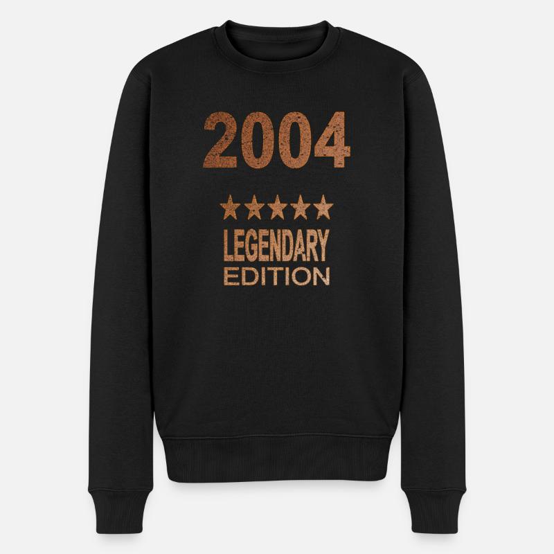 Legendary 2004 Edition - Männer Premium Bio Pullover - Schwarz