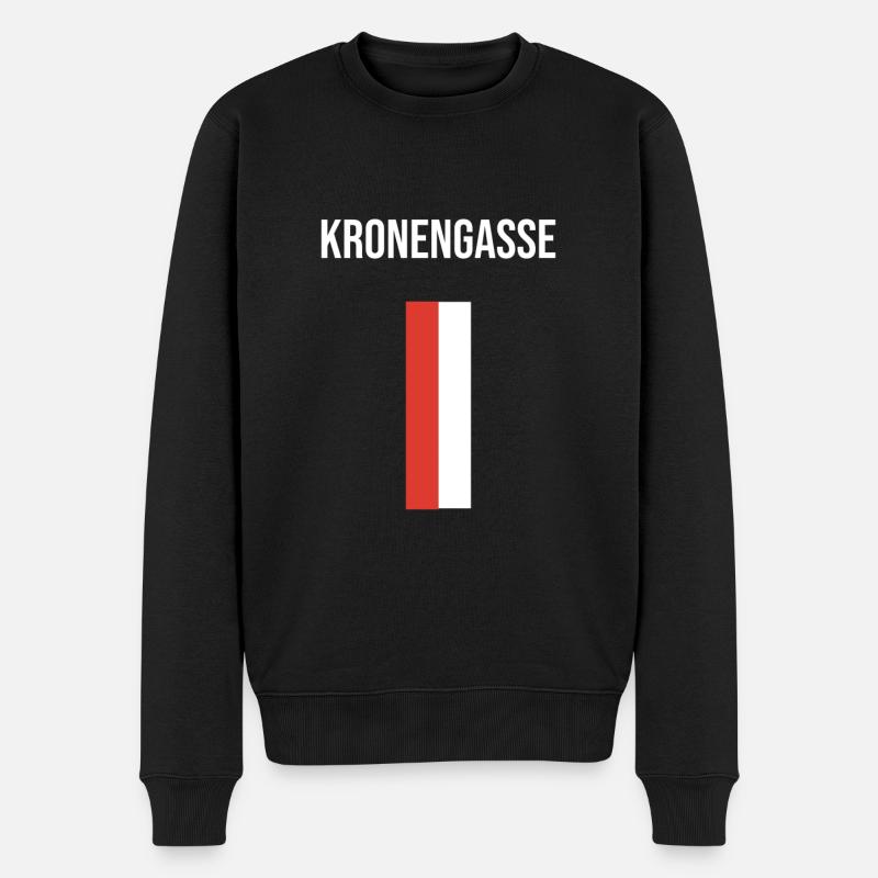 Kronengasse Soleure - Pull Premium bio Homme - noir
