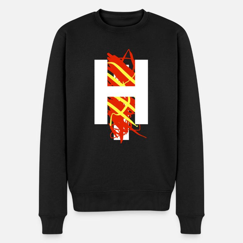 H (Le Grand H) - Pull Premium bio Homme - noir