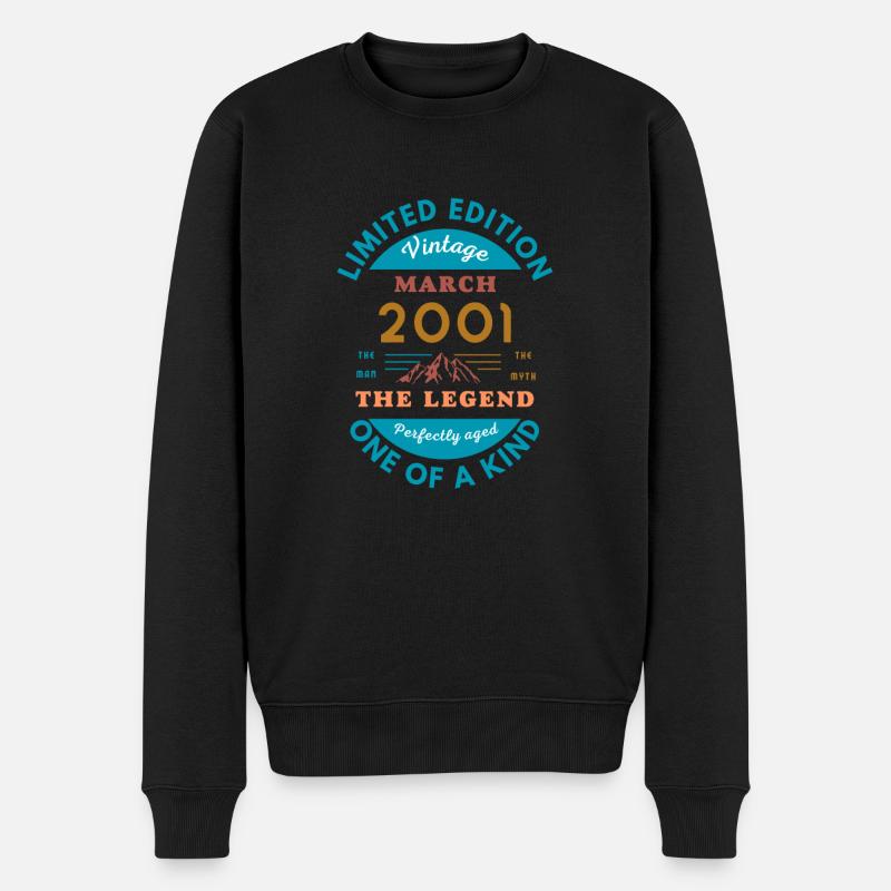 Classic 2001 Legacy - Pull Premium bio Homme - noir