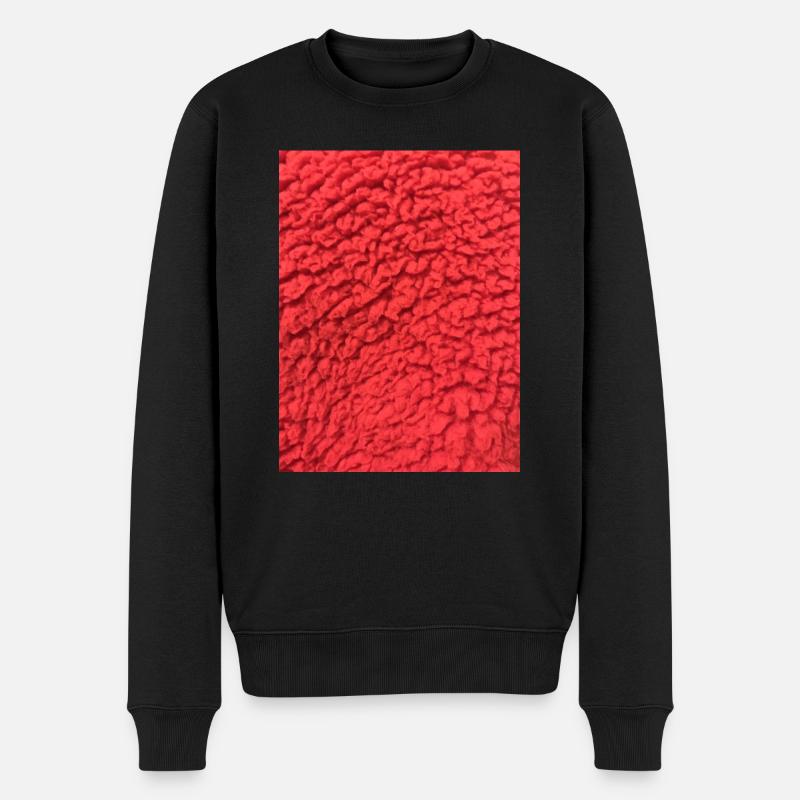 Mein Design - Männer Premium Bio Pullover - Schwarz