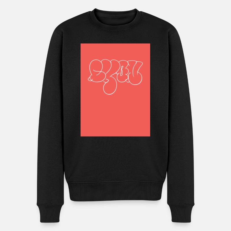 Lyon - Männer Premium Bio Pullover - Schwarz