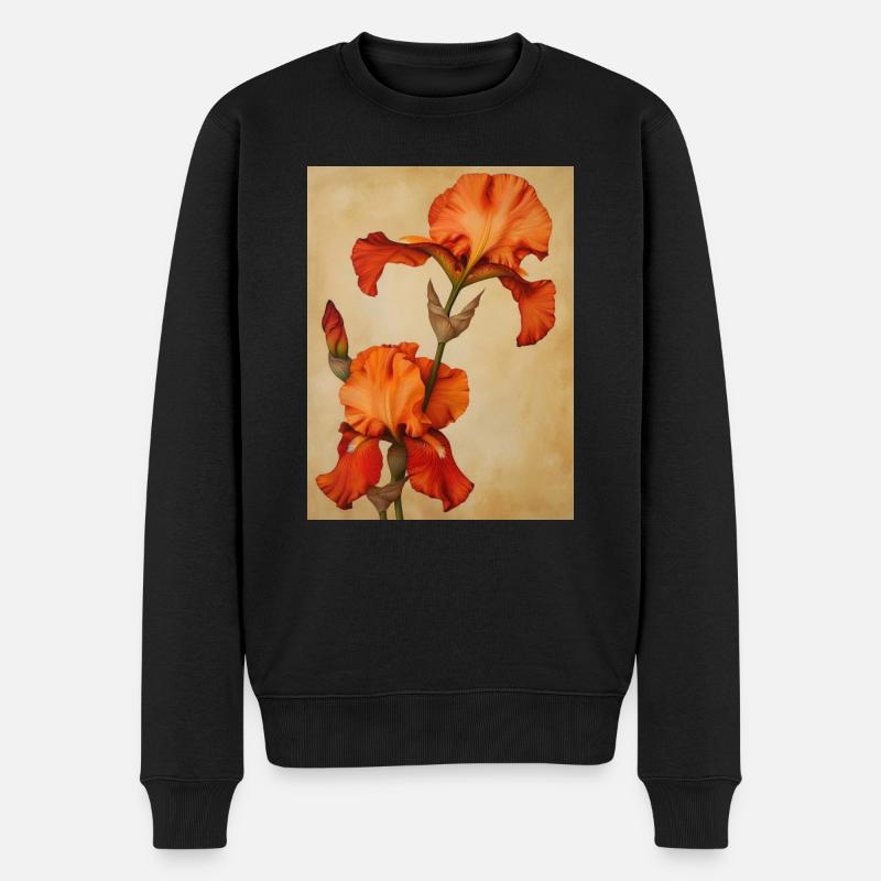 Affiche Toile Sng Iris 36 - Pull Premium bio Homme - noir