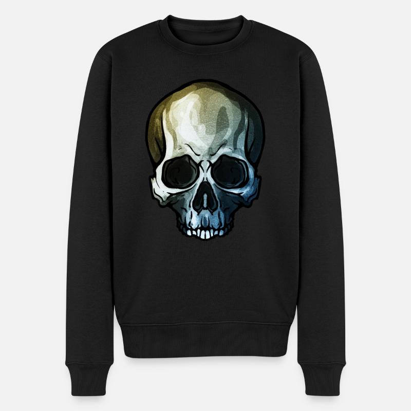 Crâne - Pull Premium bio Homme - noir