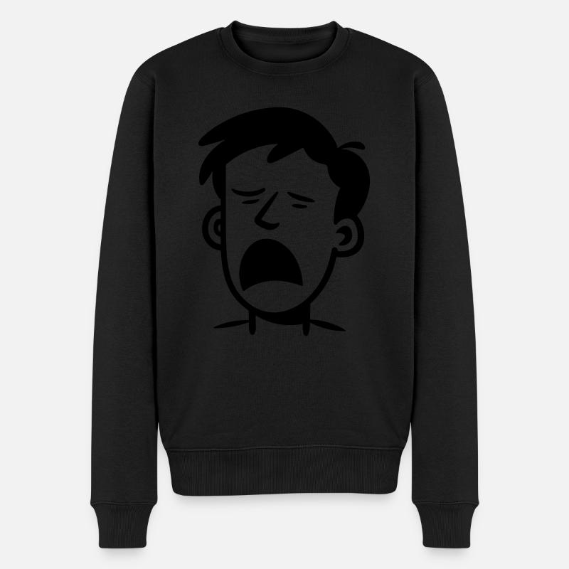 fatigue - Pull Premium bio Homme - noir