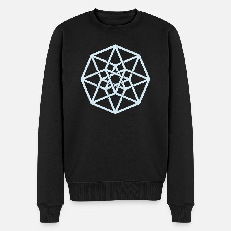 Le Tesseract - Pull Premium bio Homme - noir