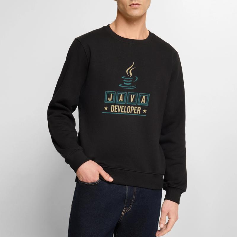 Java Developer Coffee Kaffee Men's Premium Organic Jumper