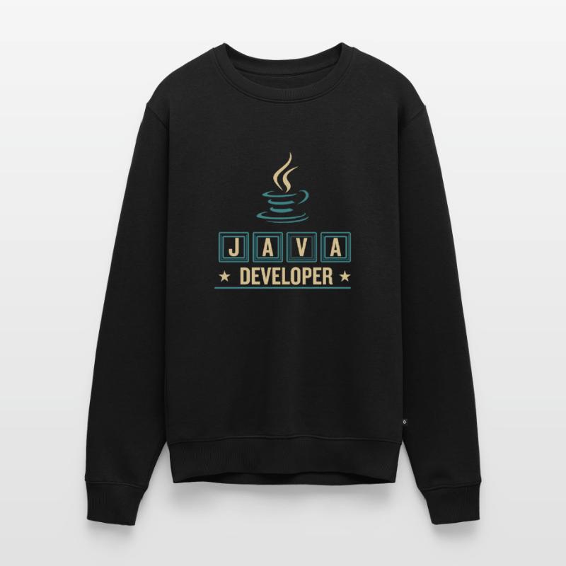 Java Developer Coffee Kaffee Men's Premium Organic Jumper