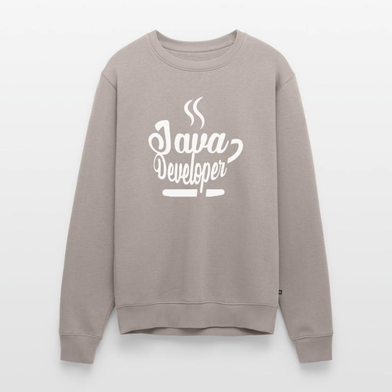 Java Developer Coffee Kaffee Men's Premium Organic Jumper